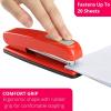 imageMr Pen Stapler with Staples Red 1000 Staples Desk Stapler Metal Standard Stapler and Staple