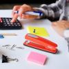 imageMr Pen Stapler with Staples Red 1000 Staples Desk Stapler Metal Standard Stapler and Staple