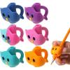 imageMr Pen Owl Pencil Grips 6 pcs Silicone Gel Cute Fits Pencils Pens CrayonsVibrant