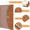 imageMr Pen A5 Leather Planner  6 Ring Binder Refillable Notebook