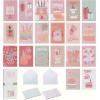 imageMr Pen Assorted Greeting Cards with Envelopes 20 Pack  4 x 6 Inches Birthday and Greeting Card Pack Box of CardsLight coral