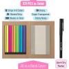 imageMr Pen Bible Highlighter Tape and Note Set  331pc Transparent Sticky Index Tabs with Book Highlighter StripsGlossy Sticky Notes  Strips