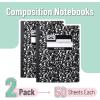 imageMr Pen Composition Notebook 2 Pack Wide Ruled 50 Sheets 975quot x 75quot Black Marble Composition Book Notebooks for School Wide Ruled Composition Notebook Journal Notebooks Writing Notebooks
