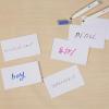 imageMr Pen Dry Erase Index Cards 3x5 White 45pcs Dry Erase Cards Dry Erase Playing Cards Dry Erase Flash Cards Laminated Cards Whiteboard Cards White Board Cards Erasable Flashcards