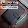imageMr Pen Leather Planner Binders Composition Notebook Cover Refillable Wallet Binder 6 Ring A5 PurpleBlack