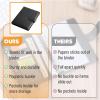 imageMr Pen Leather Planner Binders Composition Notebook Cover Refillable Wallet Binder 6 Ring A5 PurpleBlack