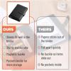 imageMr Pen Leather Planner Binders Composition Notebook Cover Refillable Wallet Binder 6 Ring A5 PurpleBlack