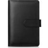 imageMr Pen Leather Planner Binders Composition Notebook Cover Refillable Wallet Binder 6 Ring A5 PurpleBlack