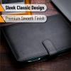 imageMr Pen Leather Planner Binders Composition Notebook Cover Refillable Wallet Binder 6 Ring A5 PurpleBlack