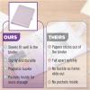 imageMr Pen Leather Planner Binders Composition Notebook Cover Refillable Wallet Binder 6 Ring A5 PurplePurple