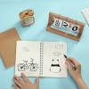 imageMr Pen Spiral Notebook A5 Kraft Cover 2 Pack 80 Pages Sketch Book Drawing Notebook Notebook Spiral Spiral Bound Notebook Spiral Sketchbook Blank Journal Notebook Unlined Notebook