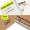 imageMr Pen Spiral Notebook A5 Kraft Cover 2 Pack 80 Pages Sketch Book Drawing Notebook Notebook Spiral Spiral Bound Notebook Spiral Sketchbook Blank Journal Notebook Unlined Notebook