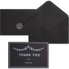 imageMr Pen Thank You Cards with Envelopes Brown Kraft Paper 18 Pack 4 x 6 Blank Inside 6 Designs Thank You Cards Thank You Notes Thank You Cards BulkThank You Note CardsBlack