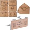 imageMr Pen Thank You Cards with Envelopes Brown Kraft Paper 18 Pack 4 x 6 Blank Inside 6 Designs Thank You Cards Thank You Notes Thank You Cards BulkThank You Note CardsBrown Kraft
