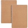 imageMr Pen Spiral Notebook A5 Kraft Cover 2 Pack 80 Pages Sketch Book Drawing Notebook Notebook Spiral Spiral Bound Notebook Spiral Sketchbook Blank Journal Notebook Unlined Notebook