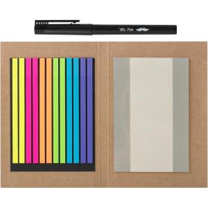 imageMr Pen Bible Highlighter Tape and Note Set  331pc Transparent Sticky Index Tabs with Book Highlighter StripsGlossy Sticky Notes  Strips