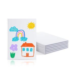 imageMr Pen Blank Hardcover Books 7quot x 10quot 40 Pages 6 Pack White Blank Notebooks for Kids Mini Notebooks for Kids Mini Journal for Students Blank Journal for Kids Unlined Notebook Kids Journal