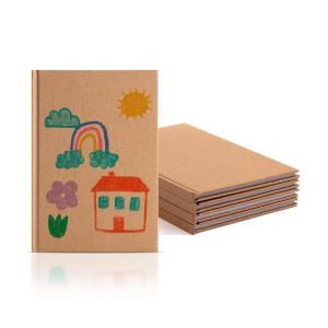 imageMr Pen Hardcover Blank Books 4 pcs 57quotx82quot 40 Sheets Kraft Blank Books for Kids to Write Stories Blank Notebooks for Kids Blank Journal for Kids Unlined Notebook Notebook for Kids