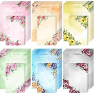 imageMr Pen Stationery Writing Paper with Envelopes 48 Letter Writing Paper with 24 Envelopes Cute Stationary Set for Writing Letters Stationary Paper Writing Paper Stationary Letter SetSummer Flowers