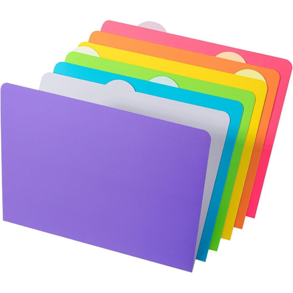 imageMr Pen File Folders 6 Pack Vibrant Colors 16Cut Tab File Folders Letter Size Colored File Folders Office File Folder Colored Folders Office Supplies File Folders File Folders with Tabs