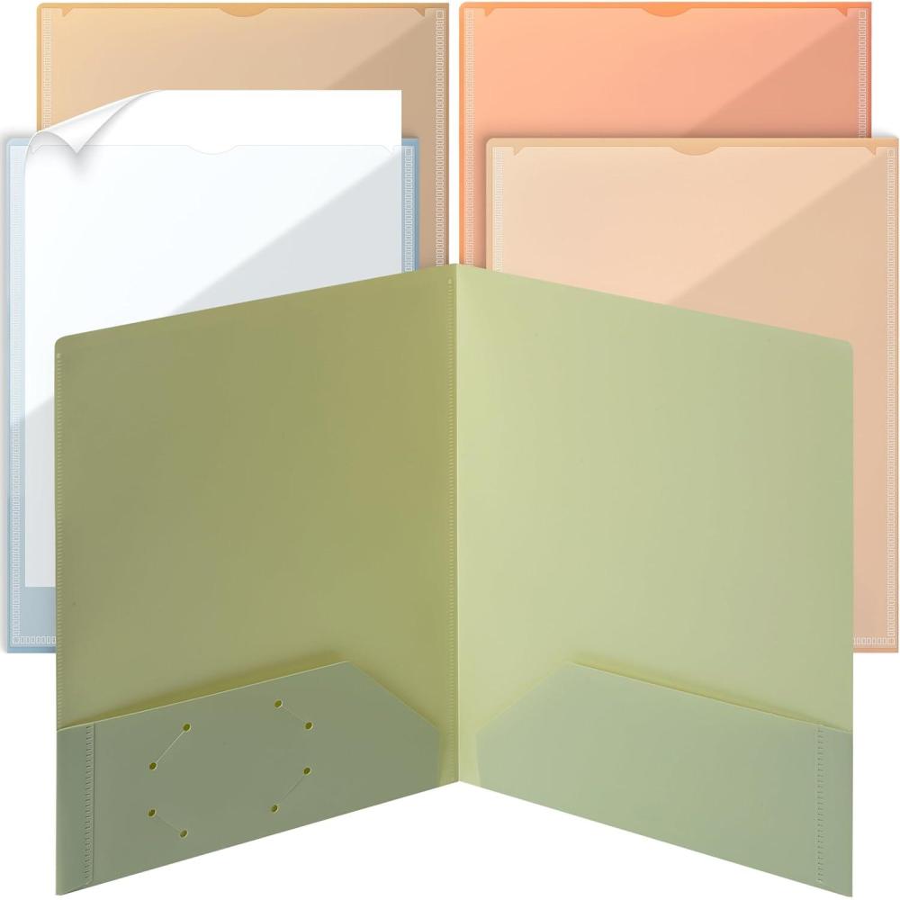 imageMr Pen Plastic Folders with Front Pocket 5 pcs Assorted Colors 2 Pocket Folder Plastic 2 Pocket Folders for School Folders Two Pocket Folder 2 Pocket Plastic Folders Plastic Pocket Folder