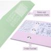 imageMr Pen 4 Pocket Folders 4 Pack Vibrant Colors 3 Hole Punched School Folders with Pockets for 3 Ring BinderPastel