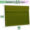 imageMr Pen File Folder Olive Green Plastic File Folders Letter Size Document Folder Clear Plastic Folders for Documents Filing Folders Plastic File Folder Plastic Folder Office Folders