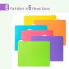 imageMr Pen File Folders 6 Pack Vibrant Colors 16Cut Tab File Folders Letter Size Colored File Folders Office File Folder Colored Folders Office Supplies File Folders File Folders with Tabs