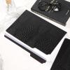 imageMr Pen File Folders 94quot x 117quot 3 Pack Black Leather Design Letter Size File Folders Office File Folder Filing Folders Files Folder File Folders with Tabs 3 Tab File Folders Letter Size