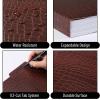 imageMr Pen File Folders 94quot x 117quot 3 Pack Leather Design Letter Size File Folders Office File Folder Filing Folders Files Folder File Folders with Tabs 3 Tab File Folders Letter Size