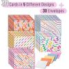 imageMr Pen Greeting Cards  Blank with Envelopes 30 Pack Cute Cards