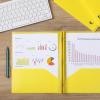imageMr Pen Plastic Folders with Pockets and Prongs 5 Pack Yellow Pocket Folders Folders with Prongs File Folders with Fasteners 2 Pocket Folder Folder with Pockets Two Pocket Folder