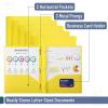 imageMr Pen Plastic Folders with Pockets and Prongs 5 Pack Yellow Pocket Folders Folders with Prongs File Folders with Fasteners 2 Pocket Folder Folder with Pockets Two Pocket Folder