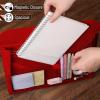 imageMr Pen Red Plastic File Folders  Letter Size Clear Office Document Filing Folders