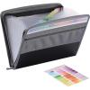 imageMr Pen Accordion File Organizer 13 Pockets Black Expanding File Folder with Sticky Labels Accordion File Folder Document Organizer Accordion Folder Organizer Expandable File Folder Organizer