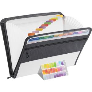 imageMr Pen Accordion File Organizer 13 Pockets Green Document Organizer Expanding File Folder Organizer Accordion Folders for Documents Accordian Folder Accordian File OrganizerWhite