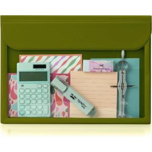 imageMr Pen File Folder Olive Green Plastic File Folders Letter Size Document Folder Clear Plastic Folders for Documents Filing Folders Plastic File Folder Plastic Folder Office Folders