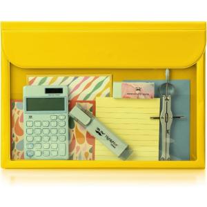 imageMr Pen File Folder Vibrant Yellow Plastic File Folders Letter Size Document Folder Clear Plastic Folders for Documents Filing Folders Plastic File Folder Plastic Folder Office Folders
