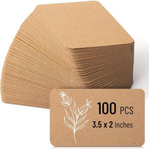 imageMr Pen Kraft Mini Note Cards 35x21 100 Pack Blank Business Cards Small Note Cards Small Blank Cards Mini Blank Cards Small Notecards Business Cards Blank Kraft Paper Business Cards