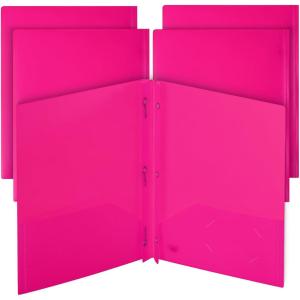 imageMr Pen Plastic Folders with Pockets and Prongs 5 Pack Pink Pocket Folders Folders with Prongs File Folders with Fasteners 2 Pocket Folder Folder with Pockets Two Pocket Folder