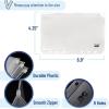 imageMr Pen A6 Binder Pockets 8 Pack 6 Holes A6 Binder Inserts A6 Binder Cash Envelopes Clear Cash Envelopes Zipper Envelopes A6 Binder Envelopes Clear Zipper Pouches for Binders A6 Zipper Pouch
