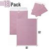 imageMr Pen Clasp Envelopes 18 Pack 9quot x 12quot Purple Kraft Letter Size Envelopes Purple Envelopes Document Envelope Clasp Kraft Envelopes Clasp and Gummed Closure Envelopes Manilla EnvelopesPurple