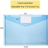 imageMr Pen Clear Plastic Envelopes 4 Pack A4 Letter Size Plastic Envelopes with Snap Closure Poly Envelopes Clear Plastic Folders Plastic Document Holder Plastic Envelopes Clear EnvelopesB 10 Packassorted Colors