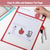 imageMr Pen Dry Erase Pocket Sleeves 10quotx14quot 12 pcs Colorful Dry Erase Sleeves Plastic Sleeves for Paper 85x11 Dry Erase Pockets Reusable Sleeves Plastic Paper Sleeves Dry Erase Sheet Protectors