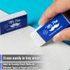 imageMr Pen Erasers 10 Pack Pencil Eraser Bright Colors Erasers for Pencils Mr Pen Erasers Erasers for School Large Eraser Block Erasers for School Rubber Eraser Large Erasers for SchoolWhite