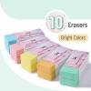 imageMr Pen Erasers 10 Pack Pencil Eraser Bright Colors Erasers for Pencils Mr Pen Erasers Erasers for School Large Eraser Block Erasers for School Rubber Eraser Large Erasers for SchoolBright Colors