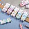 imageMr Pen Erasers 10 Pack Pencil Eraser Bright Colors Erasers for Pencils Mr Pen Erasers Erasers for School Large Eraser Block Erasers for School Rubber Eraser Large Erasers for SchoolWavy Sleeve Morandi Colors