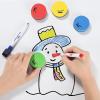 imageMr Pen Mini Dry Eraser 24 Pack  Magnetic Whiteboard ErasersRound  Bright Colors