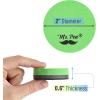 imageMr Pen Mini Dry Eraser 24 Pack  Magnetic Whiteboard ErasersRound  Bright Colors