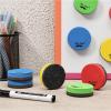 imageMr Pen Mini Dry Eraser 24 Pack  Magnetic Whiteboard ErasersRound  Bright Colors
